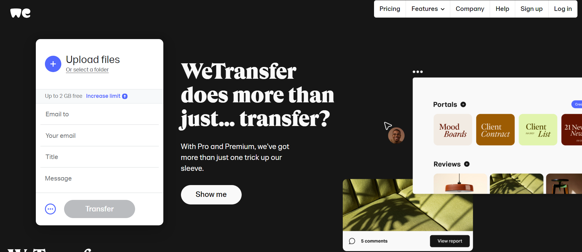 WeTransfer Faster, Free and Without Registration: discover Smash