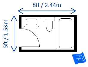 Bathroom Standard Size  Bathroom Size Dimensions Guide