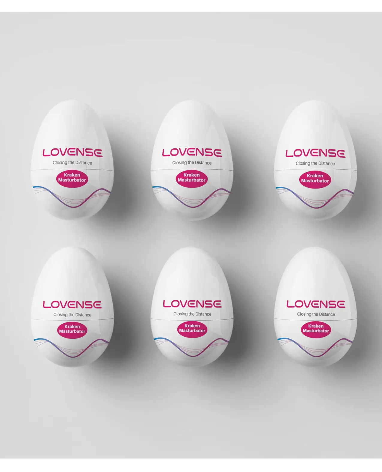 Lovense Kraken Egg 6-Pack – White