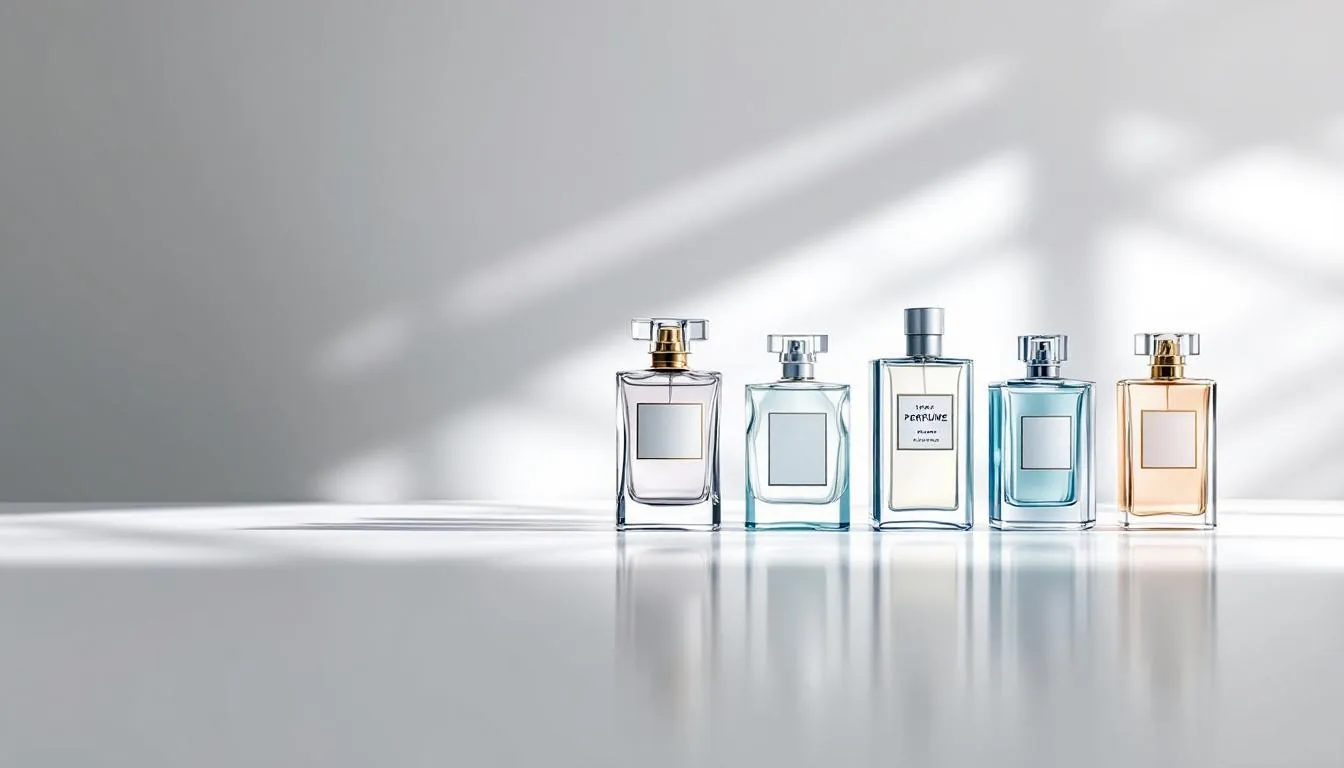 An overview of the perfume market showcasing various types of fragrances.