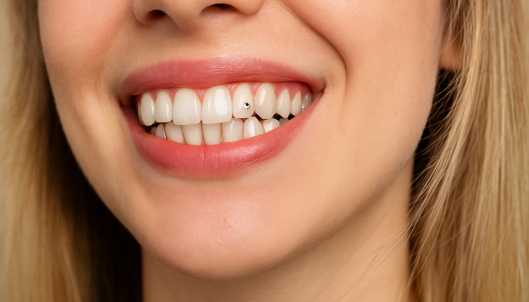 Tannsmykke: En liten detalj som gir stort smil 14 Ung kvinne smiler med et tannsmykke på fortannen som fremhever smilet hennes. tannsmykke måte å pynte estetisk tannbehandling tennene dine våre tannleger skade på tennene flere tenner smykket limes hos våre pusse tennene hos tannlegen tannsmykker tennene smykket hos ønsker tannleger våre tannen tenner tannlegen tannlege smilet dine smykker smykke flere behandlingen lim måte smil pynte tann skade tannbehandling gull festes pris utvalg krystaller helt setter igjen andre limes oslo enkelt glitrende råd fjerne trygg tips slags viktig mer kontakt informasjon brukes altså utstyr form deretter behandling diamanter velg pusses dersom får permanent godt alltid innen skånsomt fyllingsmateriale trenger starter finner populær gratis sjekk hjelpe