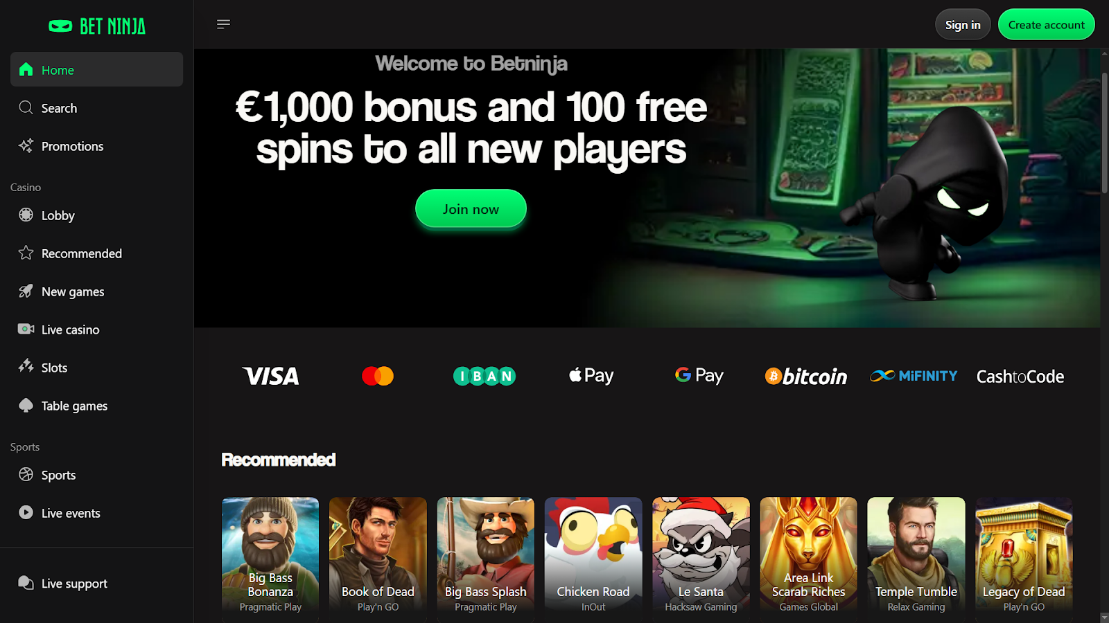 Betninja - Best for Traders Valuing High-Value Welcome Packages