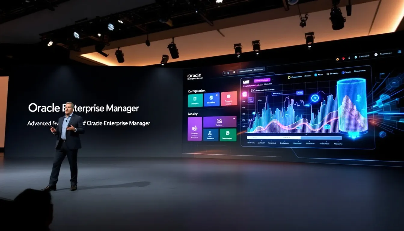 Advanced features of Oracle Enterprise Manager.