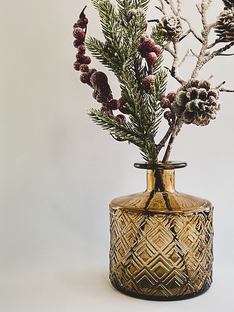 vase, nature, spruce, berries, branch, pine cone, snow, beautiful wallpaper, snowflakes, needles, background, still life, iphone wallpaper, vase, vase, vase, vase, still life, still life, still life, still life, still life