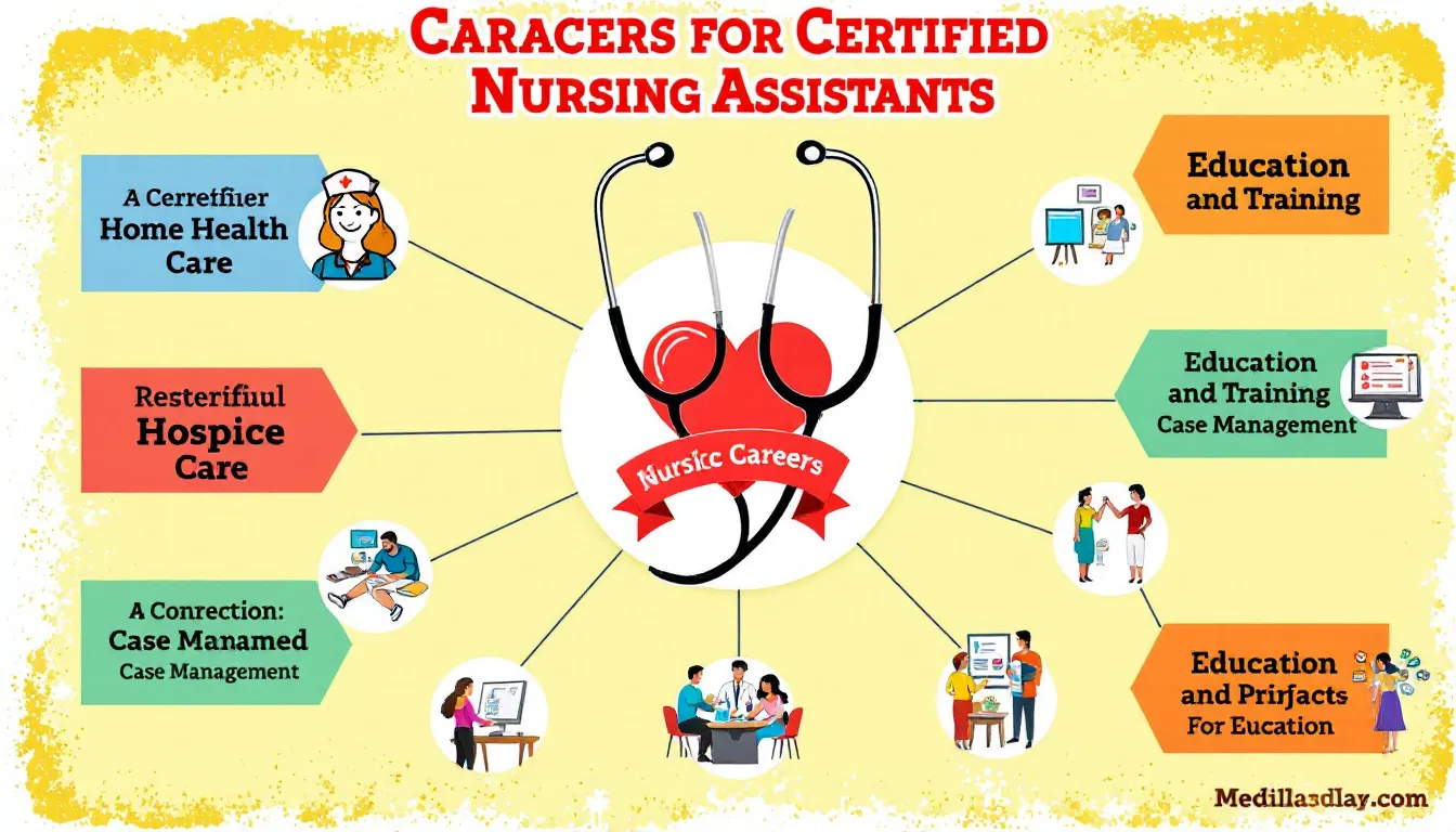 Career opportunities for certified nursing assistants.