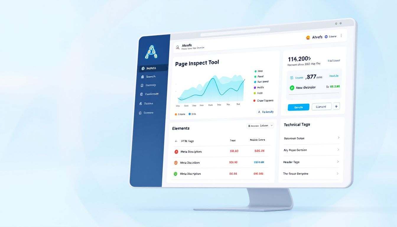 An overview of the Ahrefs Page Inspect Tool interface, showcasing its features.