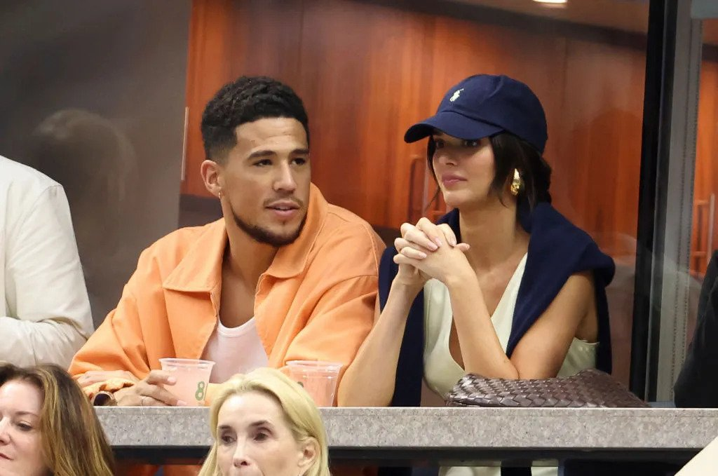 Kendall Jenner and Devin Booker (Photo by Jean Catuffe/GC Images)