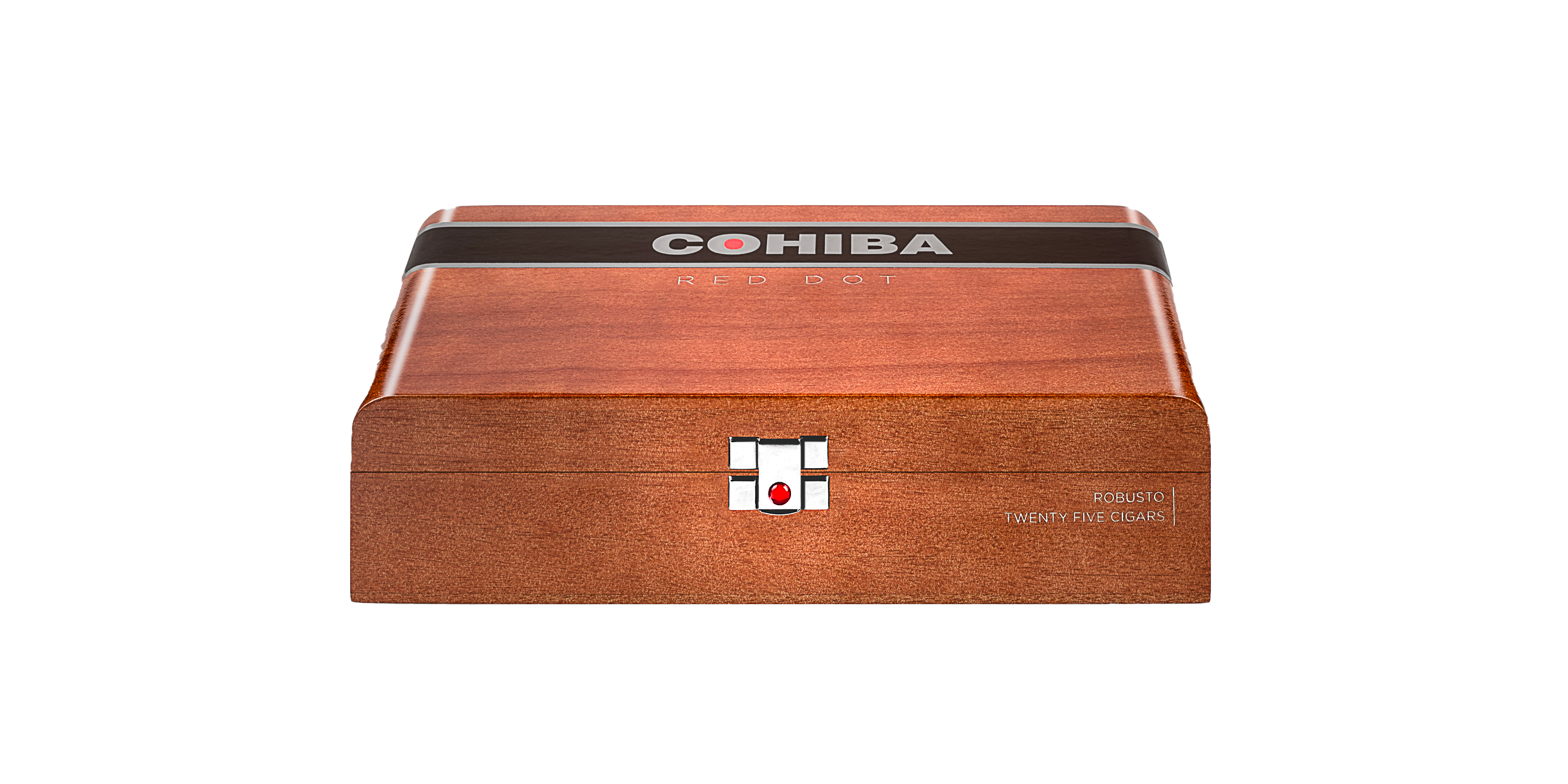 A picture of Cohiba Red Dot cigars in a humidor