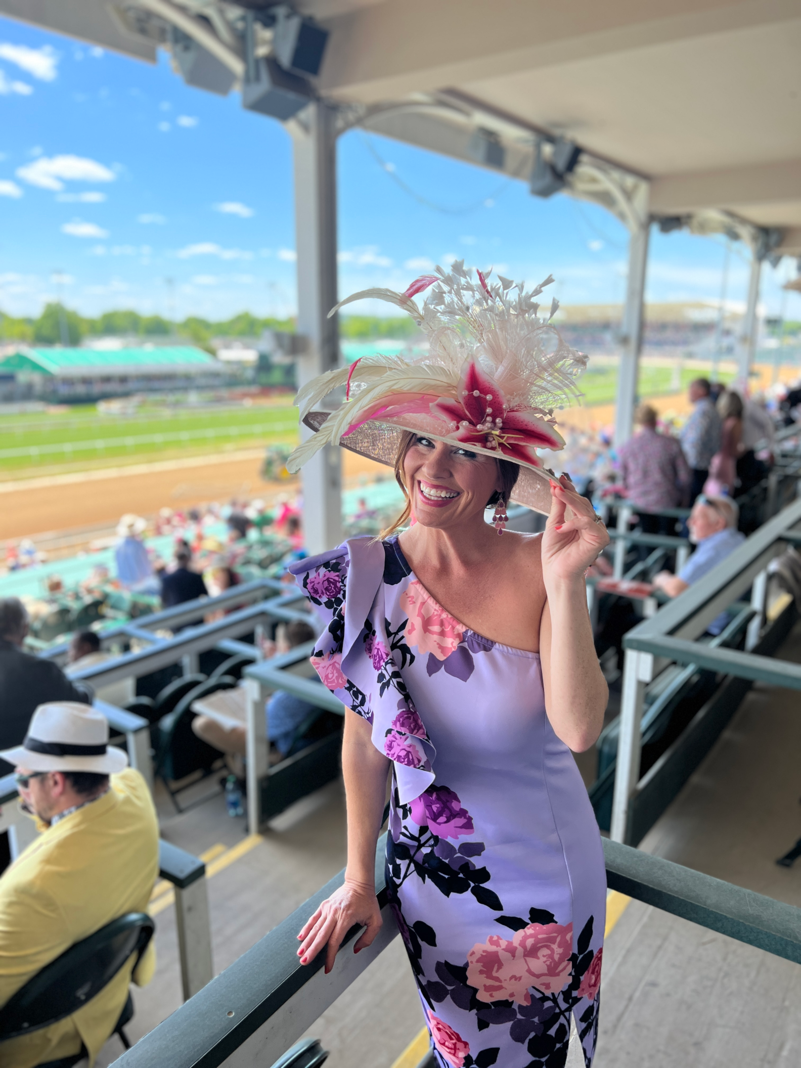 Kentucky Derby hats - this is what I wore to the track in 2023