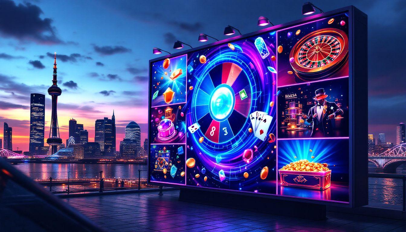 Top categories of games available at UK online casinos.