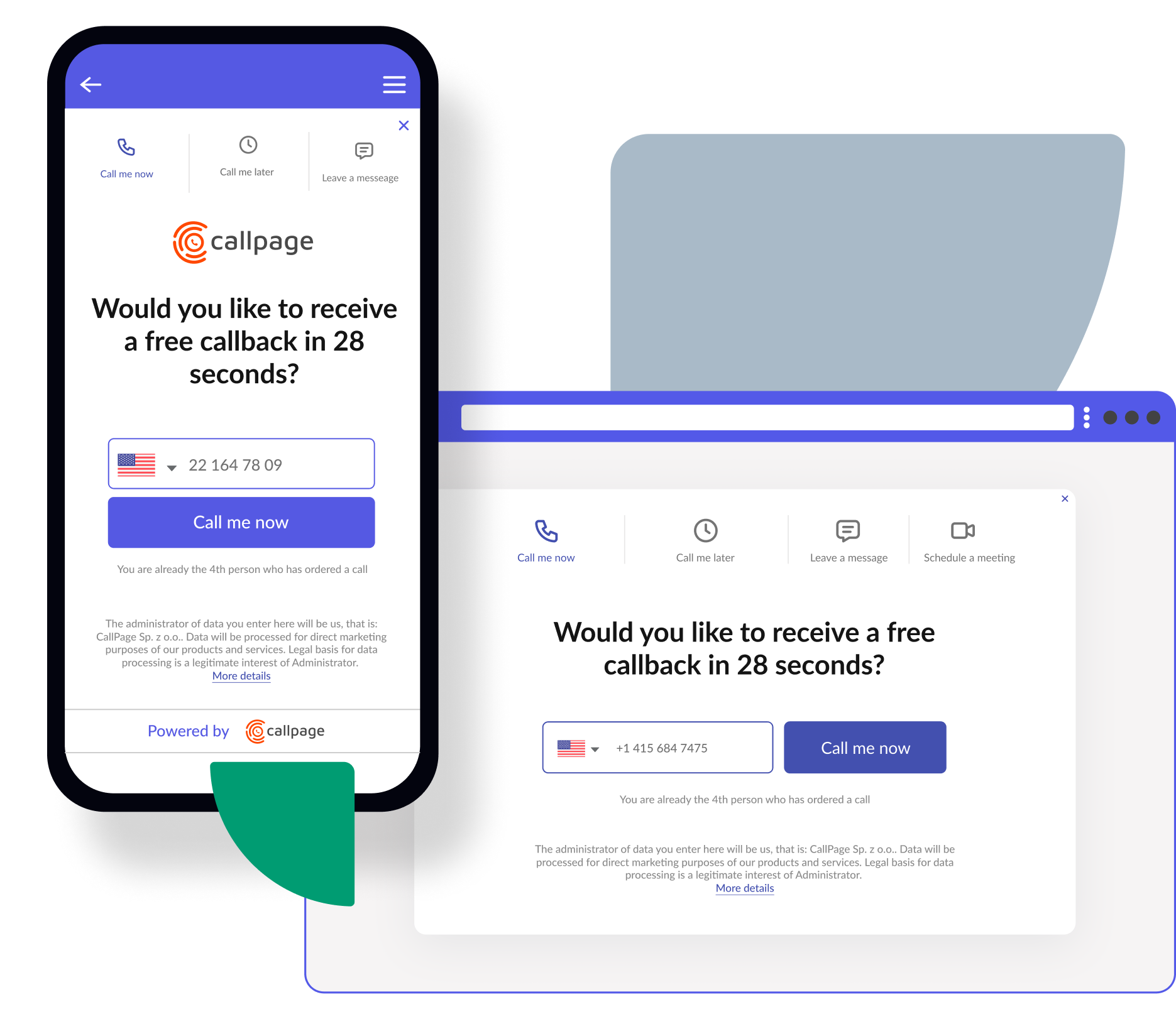 CallPage's click-to-call software