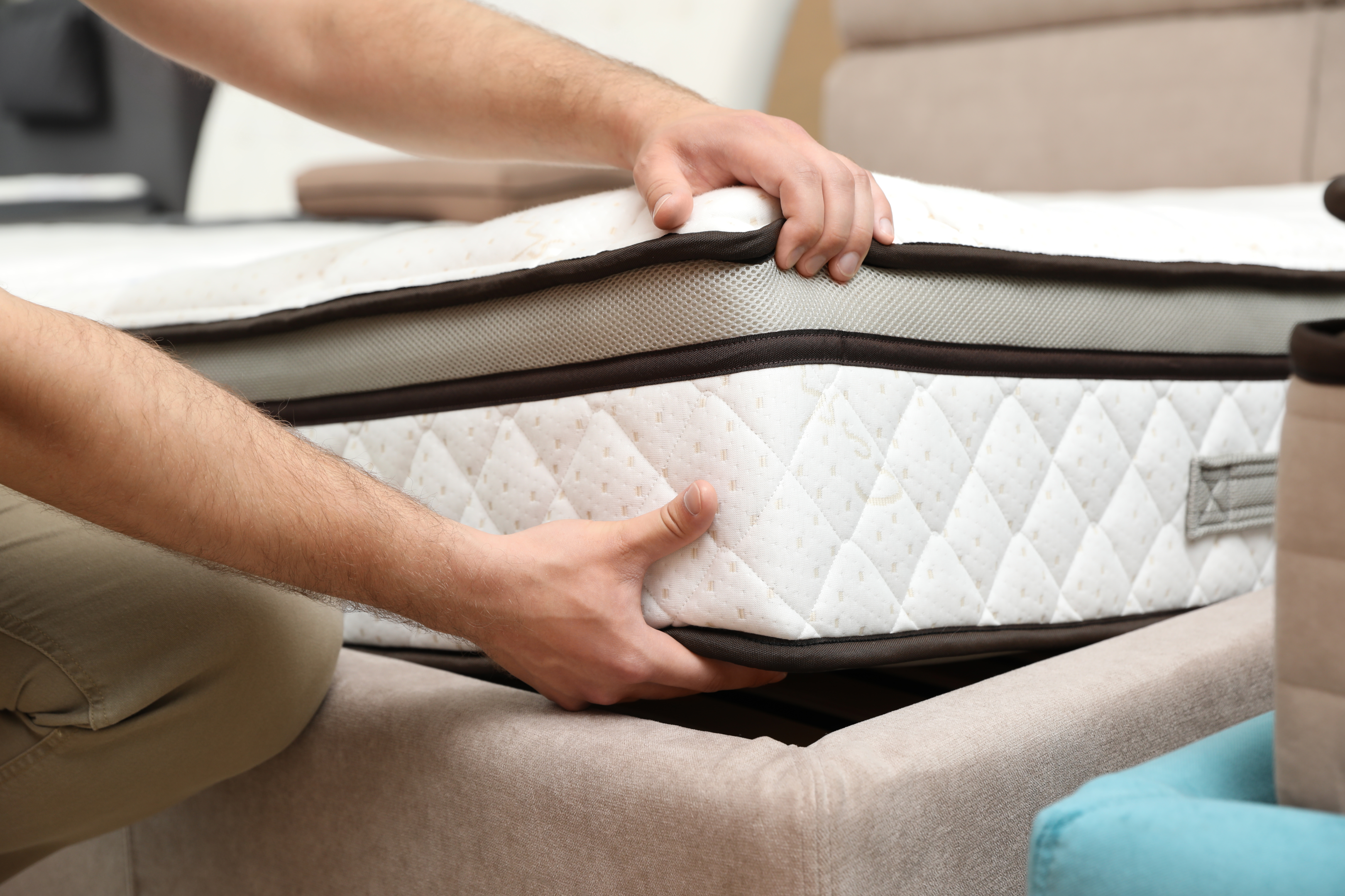 Breaking in a too-firm mattress