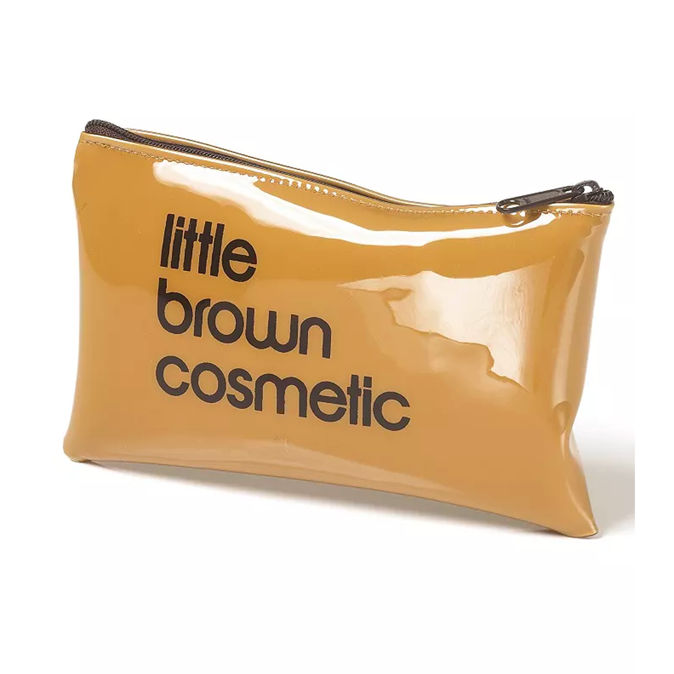 Bloomingdale's Little Brown Cosmetics Case