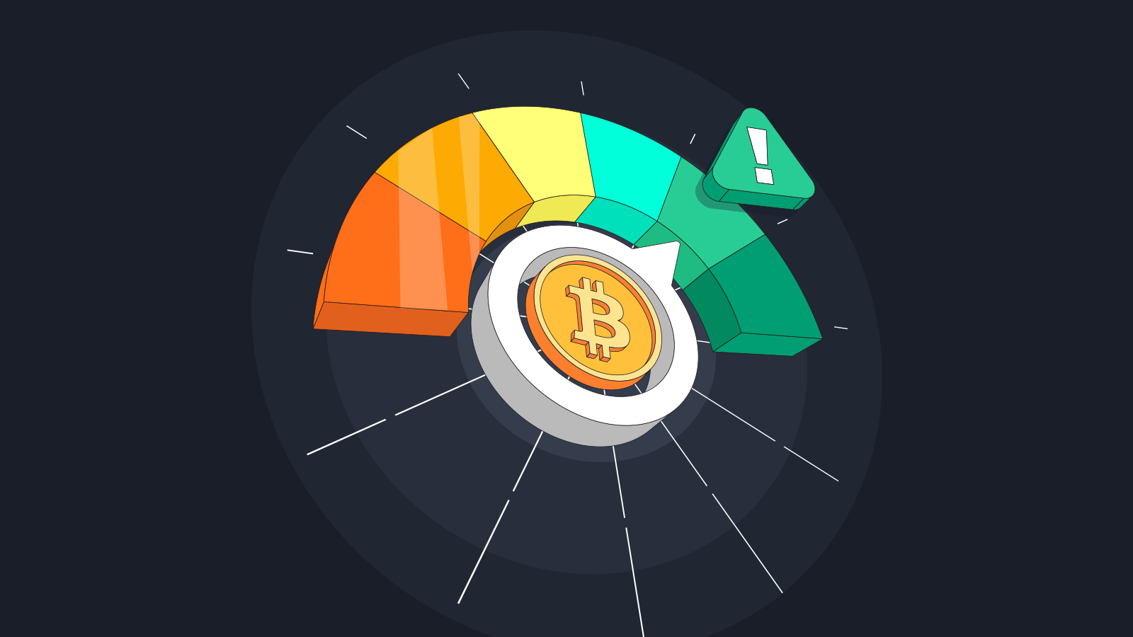 An image depicting the concept of managing risk in crypto investments.