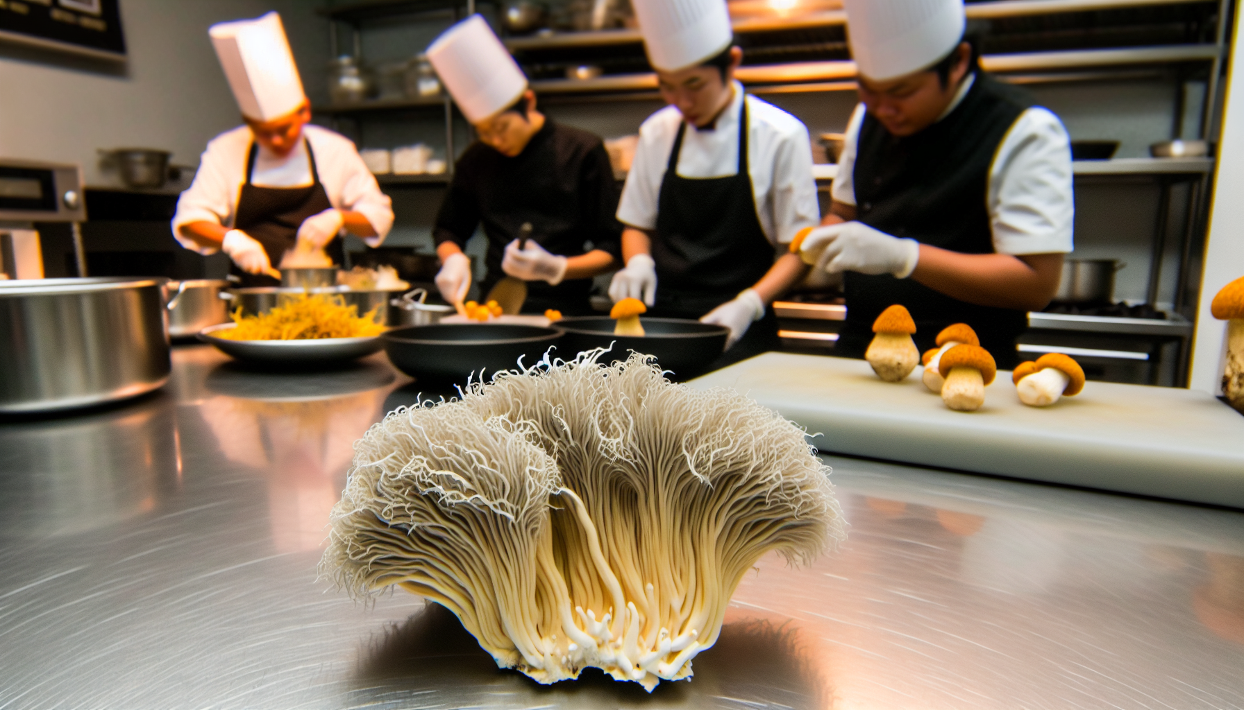 Incorporating Lion's Mane into Your Diet - Lion's mane mushroom in a culinary setting