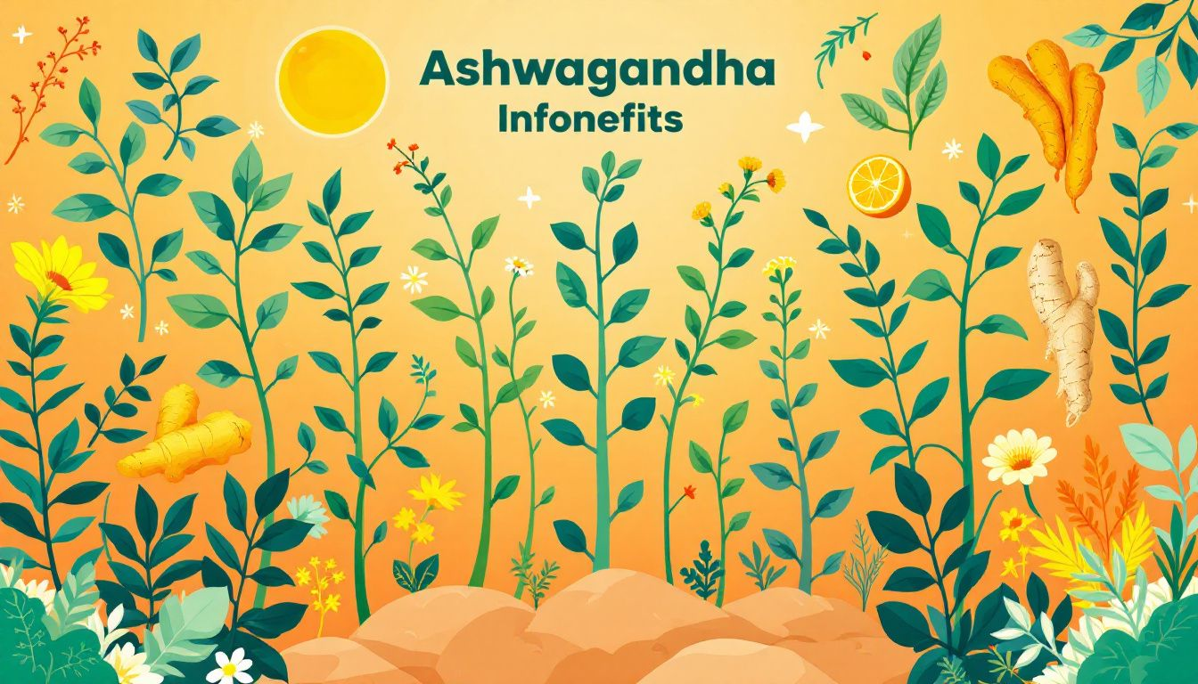 A vibrant display of ashwagandha plants, known for their ability to increase testosterone naturally.