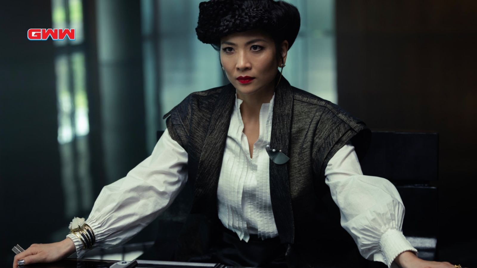 Sandra Yi Sencindiver as Yutani in Alien: Earth