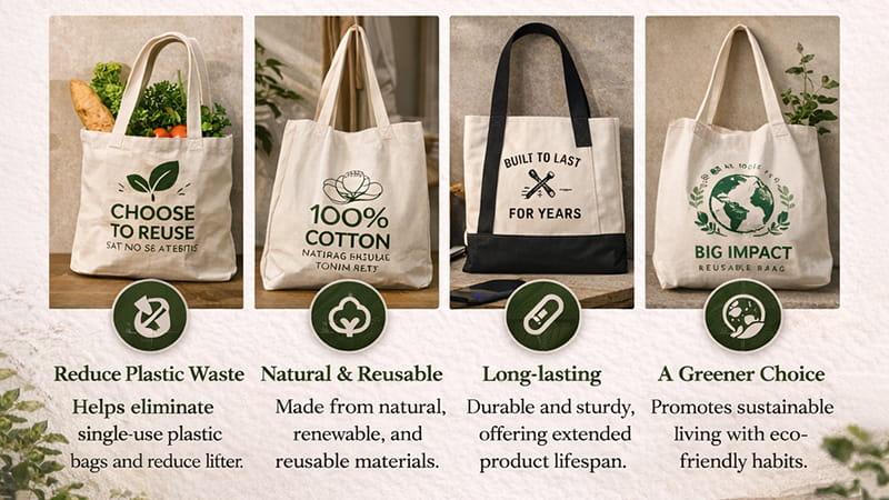 Environmental-friendly canvas bag material