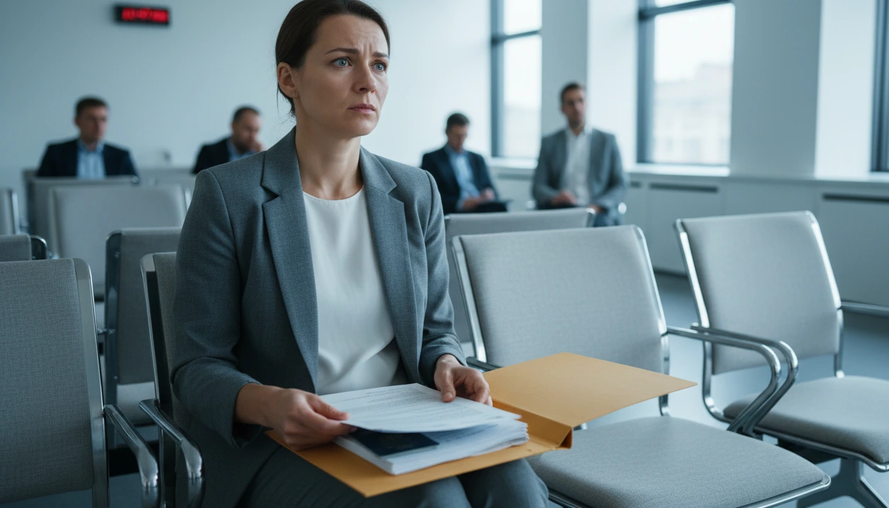 Visa officer reviewing dummy ticket to prevent rejection in applications from India