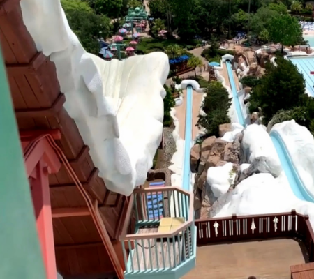 Summit Plummet Water Slide at Disney's Blizzard Beach Water Park