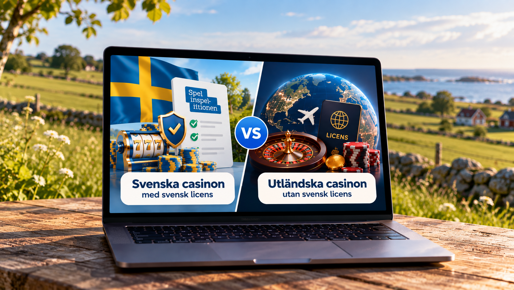 Svenska casinon jämfört med utländska casinon