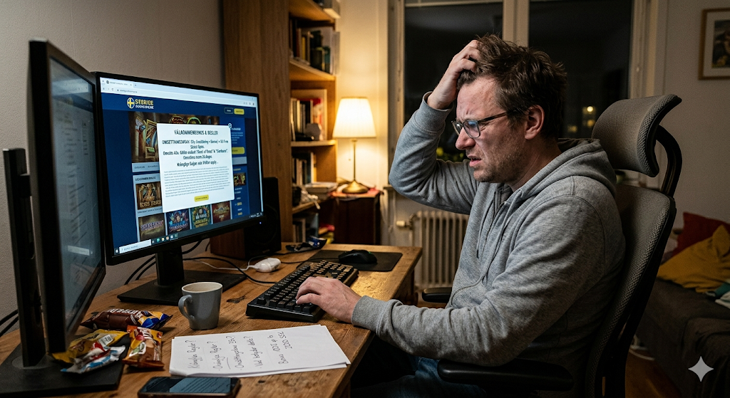 Spelare som blir förvirrad av casino bonus och omsättningskrav – regler för köp bonus slots