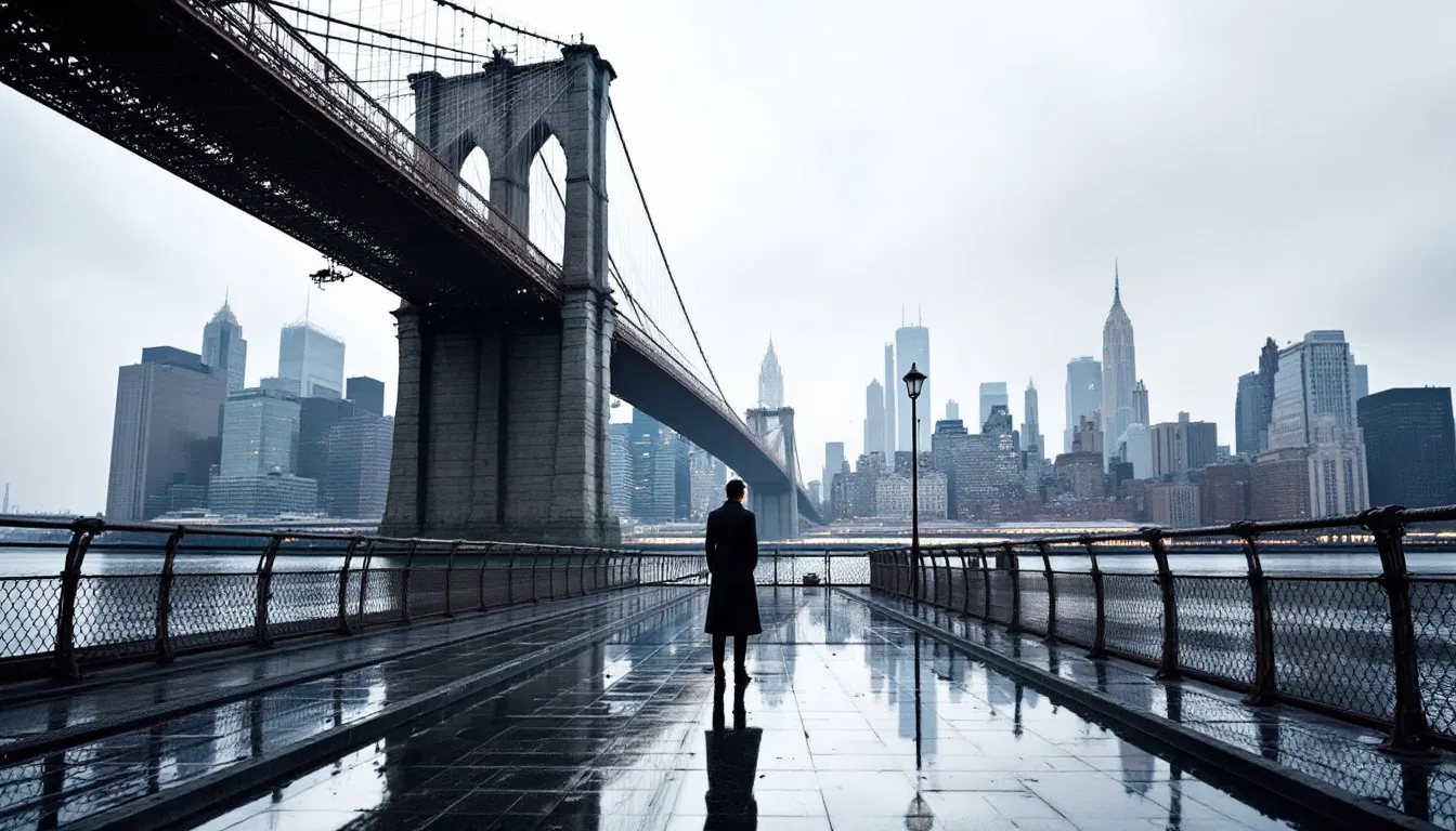 The Brooklyn Bridge, a stunning sight for solo travelers.