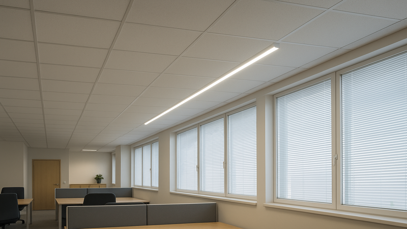 Lights used in office to provide enough lighting for conducting tasks