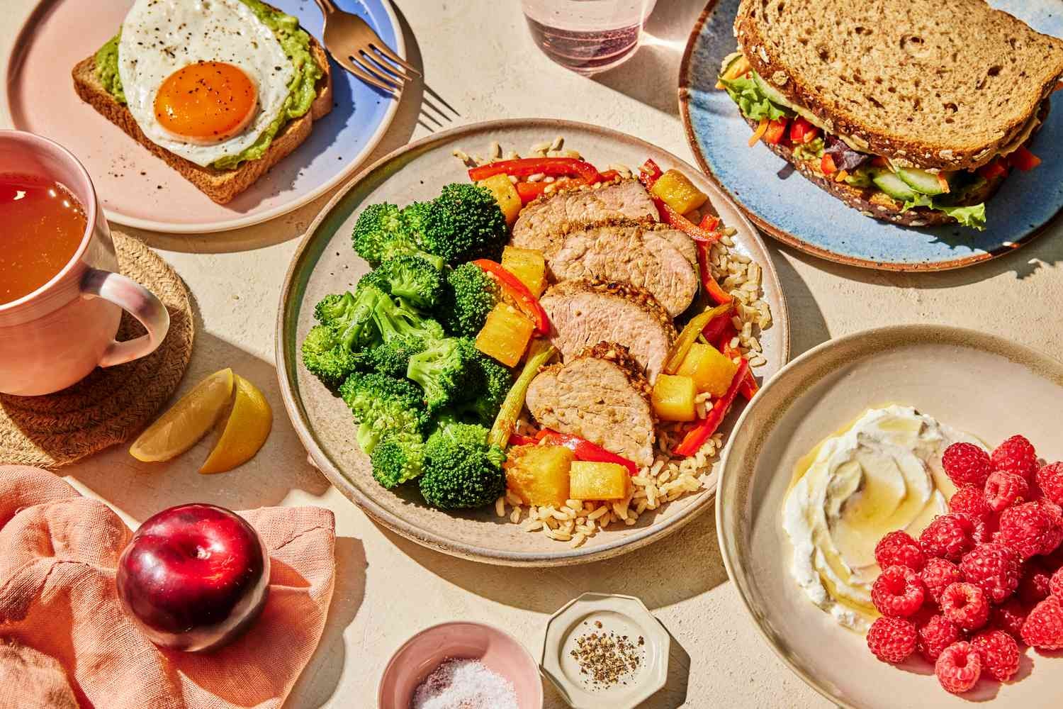 Breakfast to Dinner: What a Full Day of 5 Weeks of Eating Looks Like