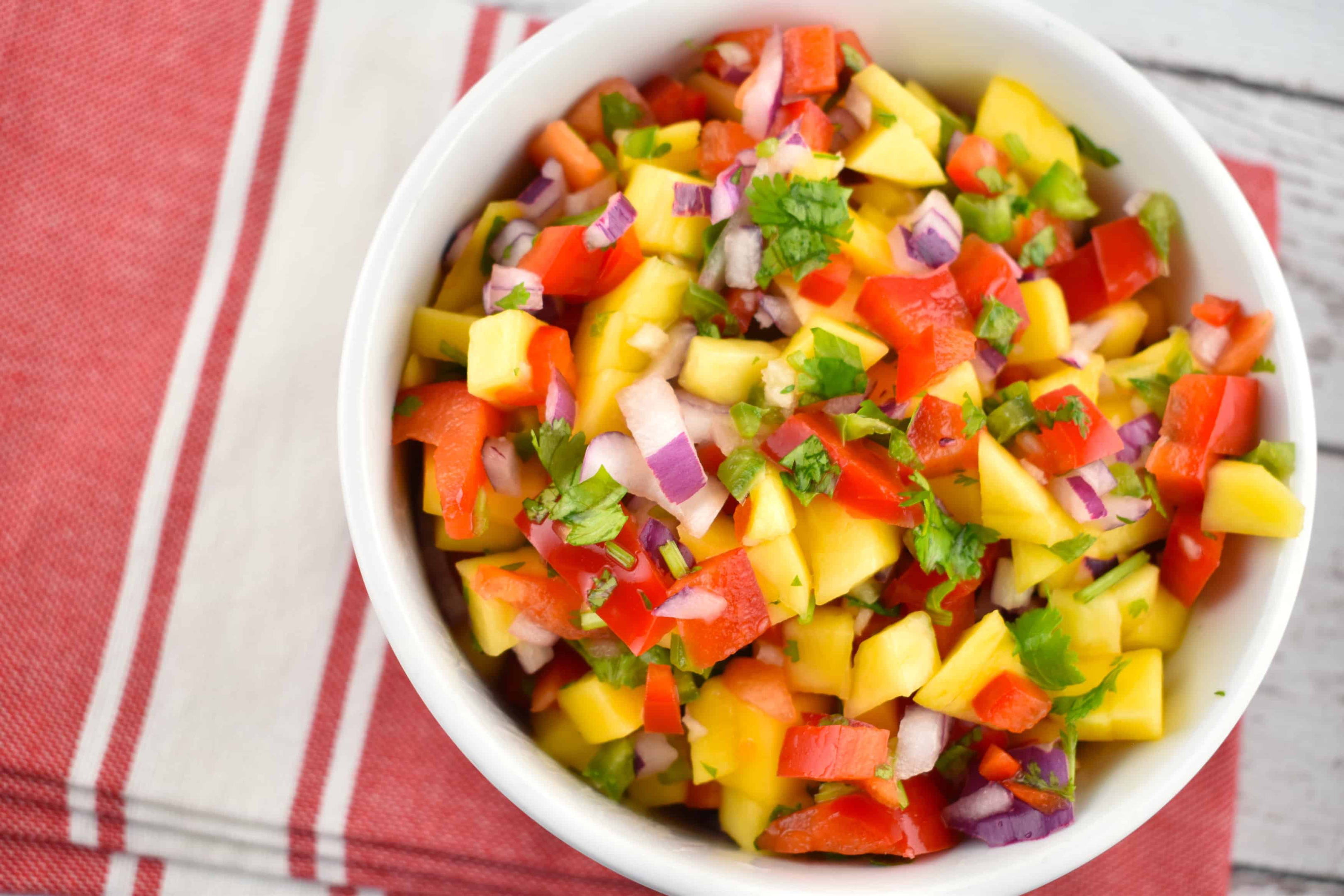 10 Easy and Delicious Holy Week Recipes | Mango Salsa | Photo from Laaloosh Website