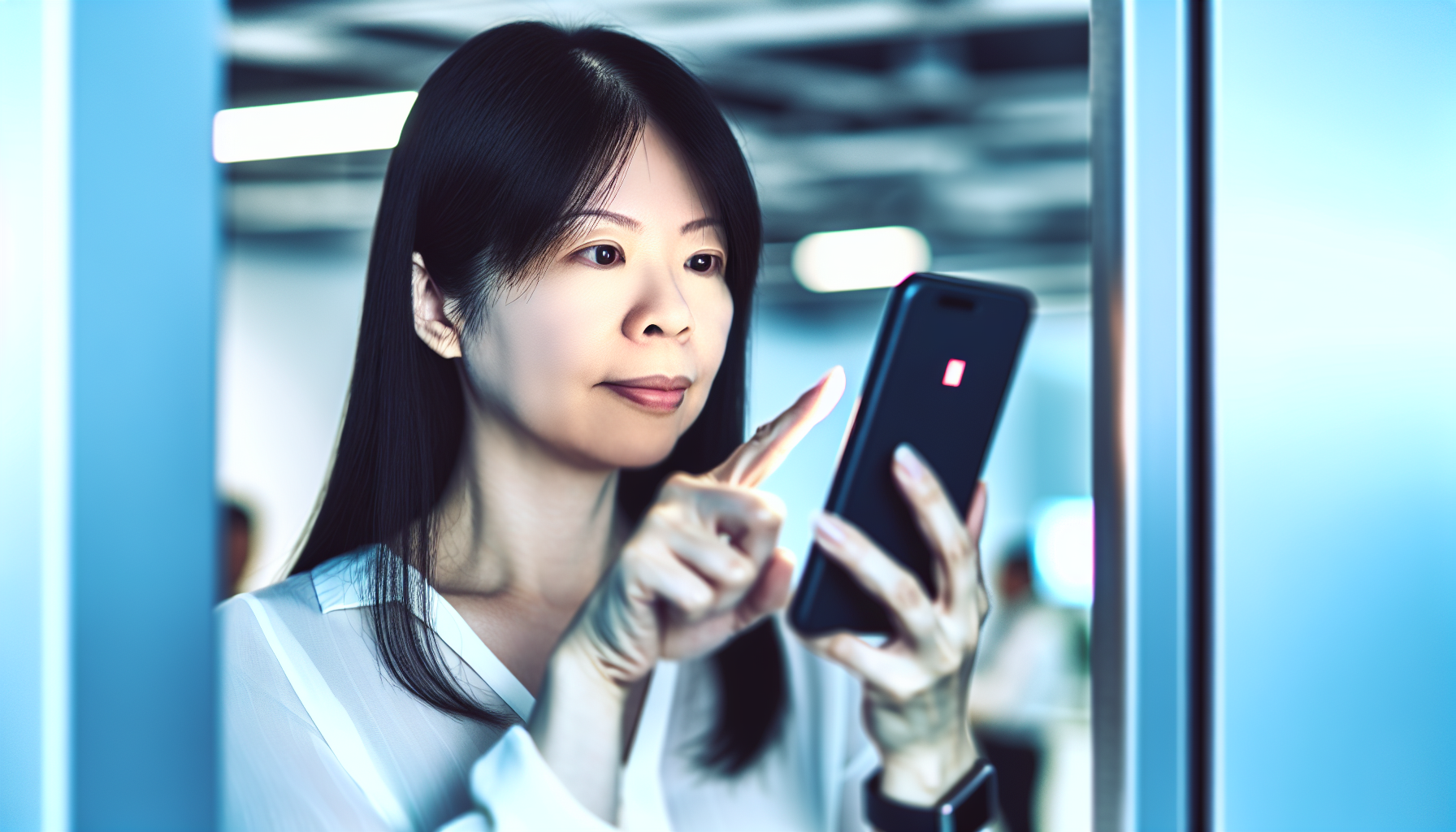 Biometric authentication on mobile device