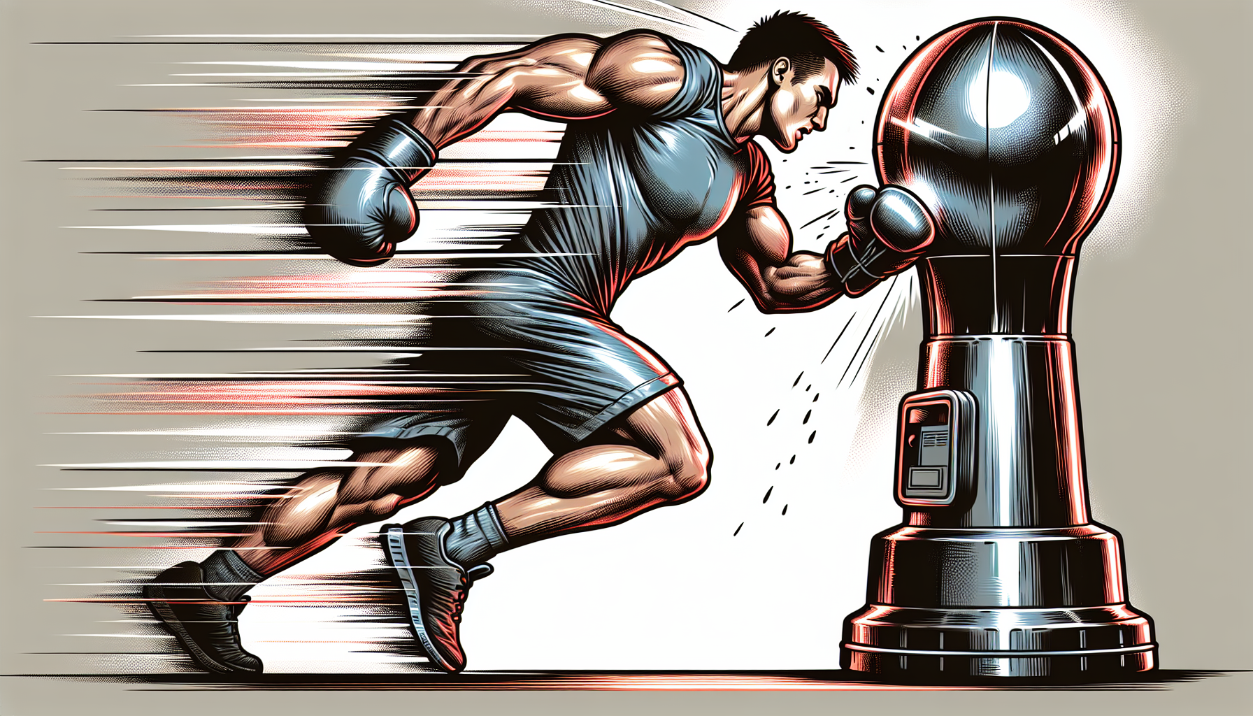 Illustration of the running punch method