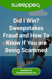 sweepstakes scammers legitimate sweepstakes sponsor 