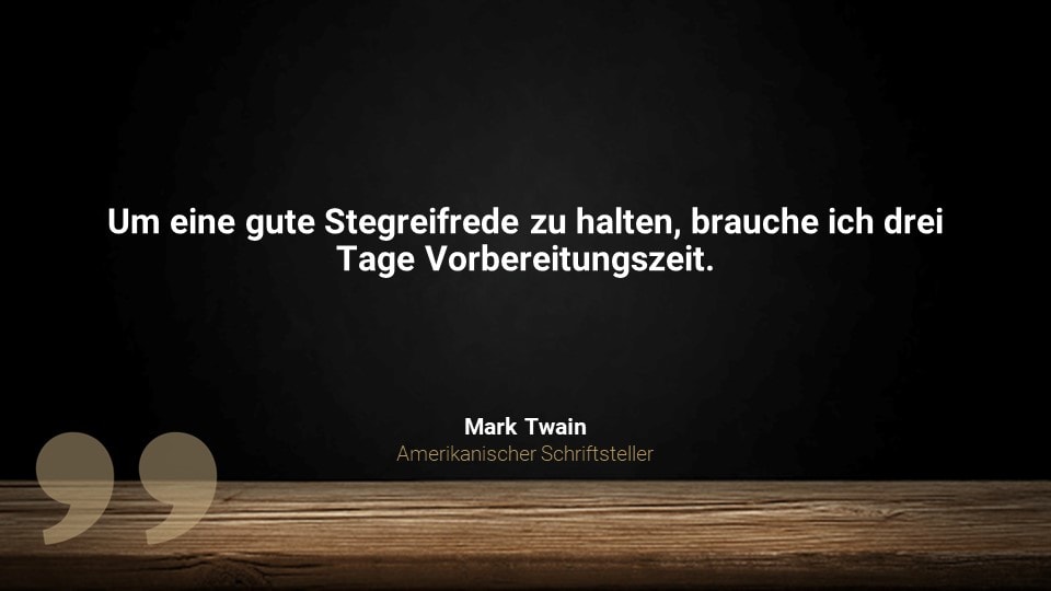 Zitat, Mark Twain, Redner