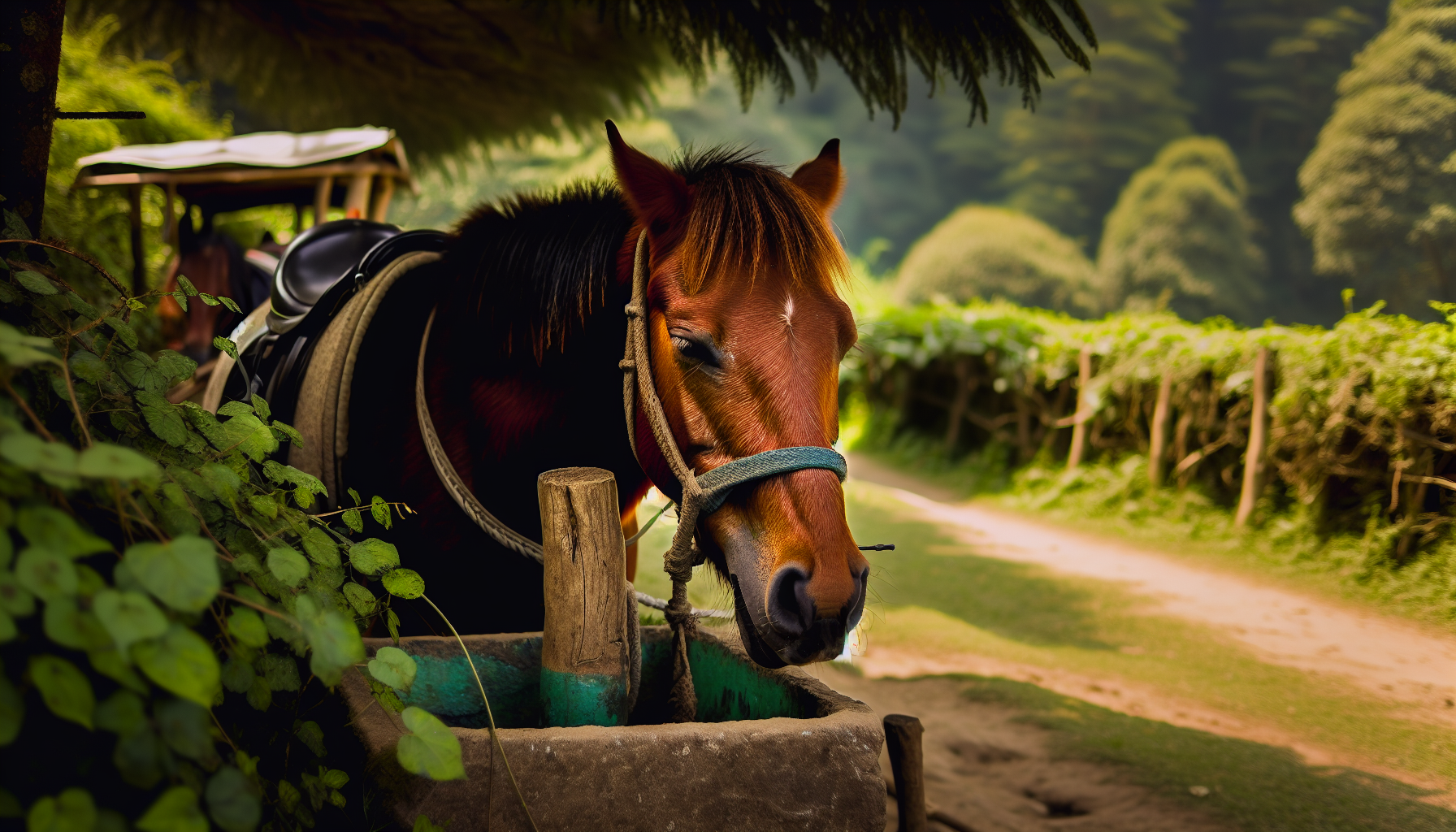 Rest stops and breaks for horse well-being during travel