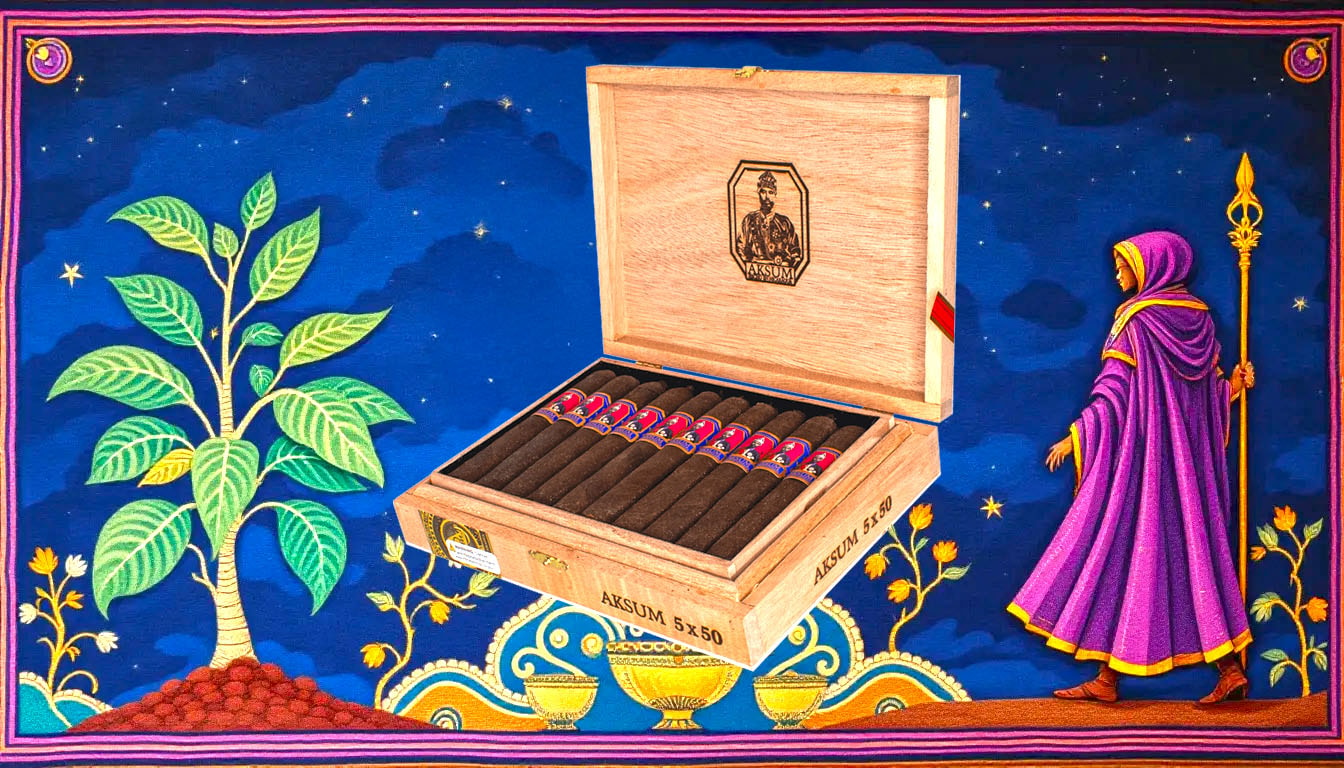 An artistic representation of the Foundation Cigar Company legacy.