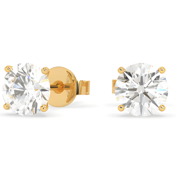 Auskarai su deimantais iš geltono aukso – fashiongold.lt