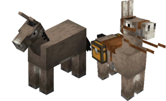 Minecraft Donkeys