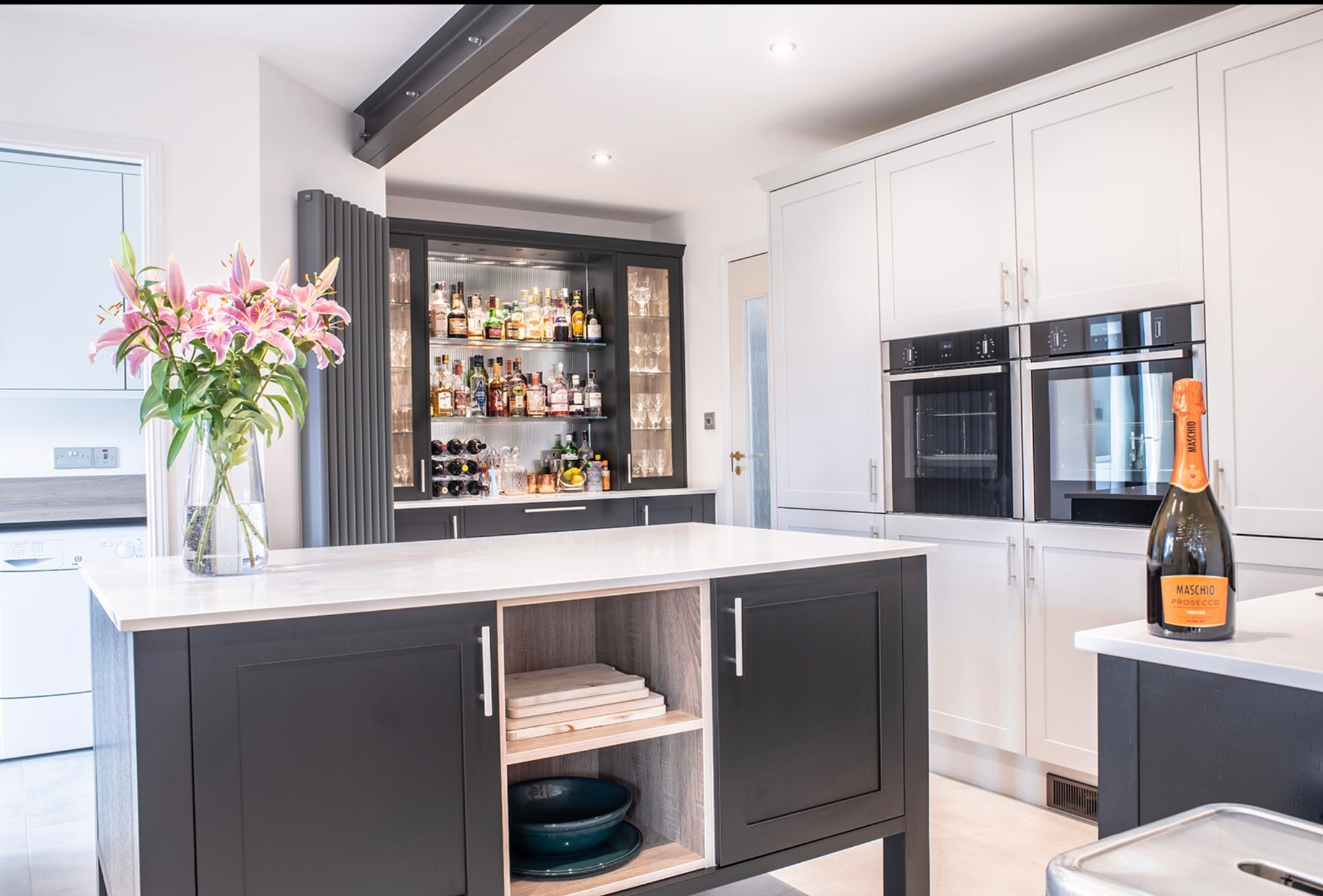 Painted White Aldana Kitchen