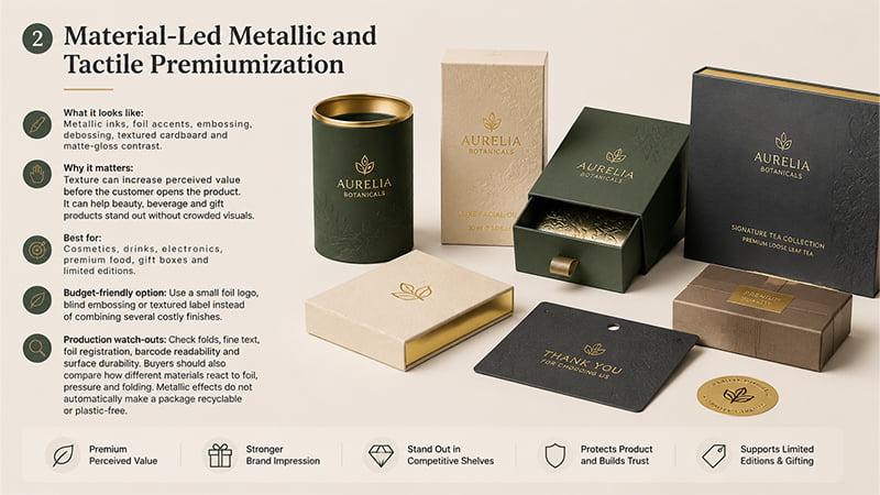 Packaging design checklist covering materials, printing, production and delivery requirements