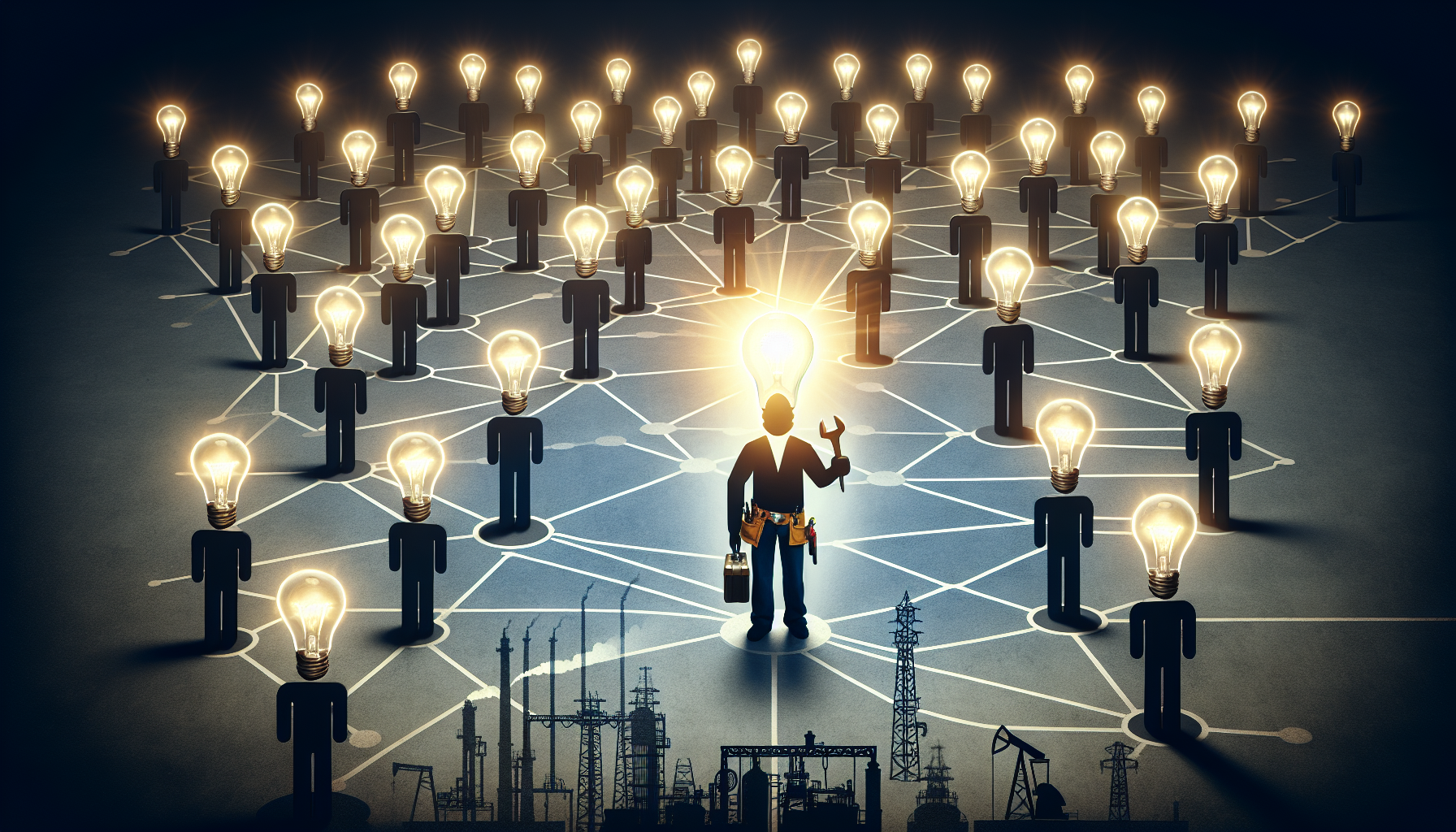 Networking for oil and gas electrician referrals