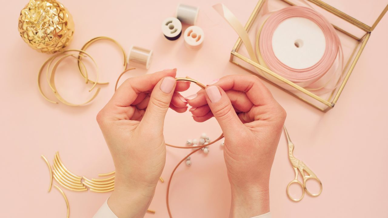 A person taking a photo of their product for their Etsy shop