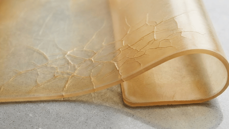 silicone hardening and cracking