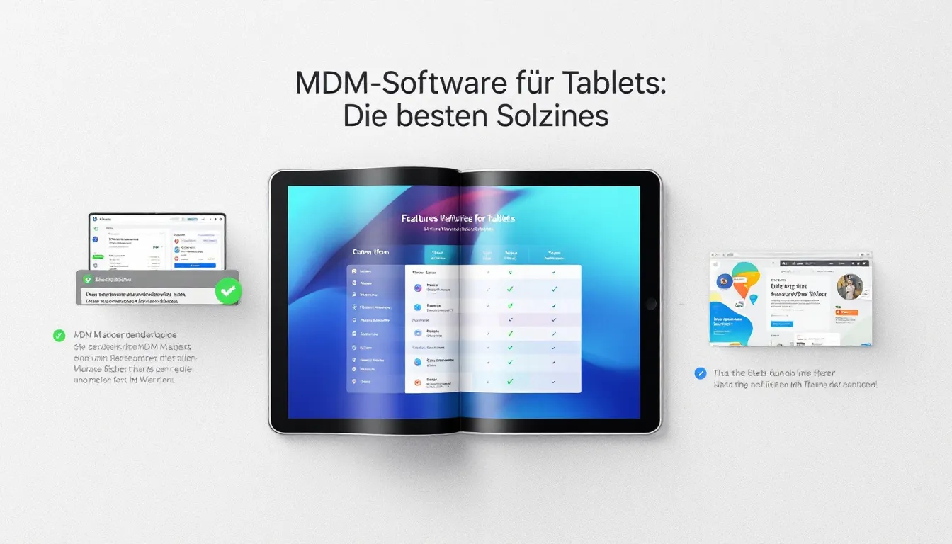 Vergleich der besten MDM-Softwarelösungen für Tablets.