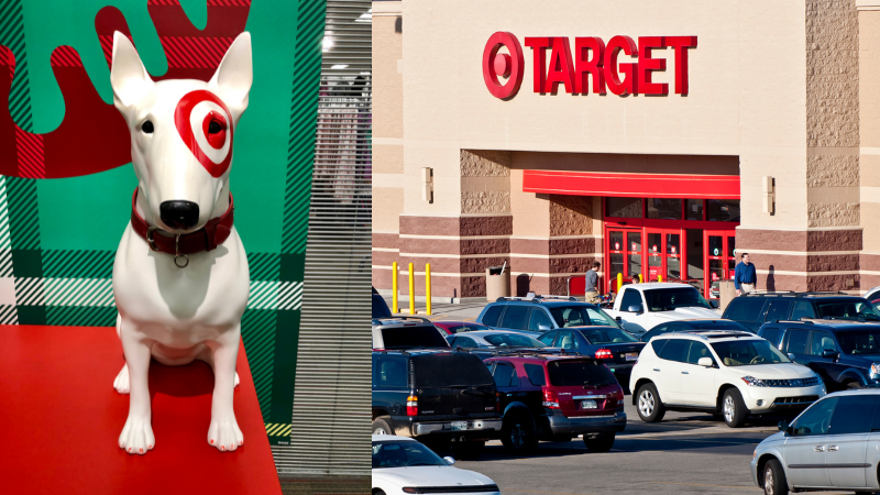 Psychiatric Service Dogs are allowed in Target stores, but they must be registered.
