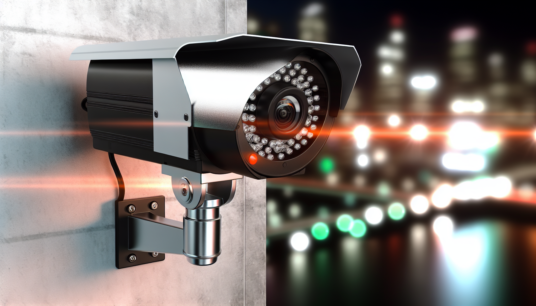 High-quality surveillance camera providing clear footage