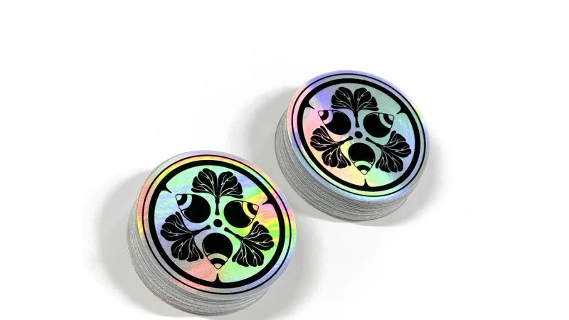 UV Printed hologram stickers