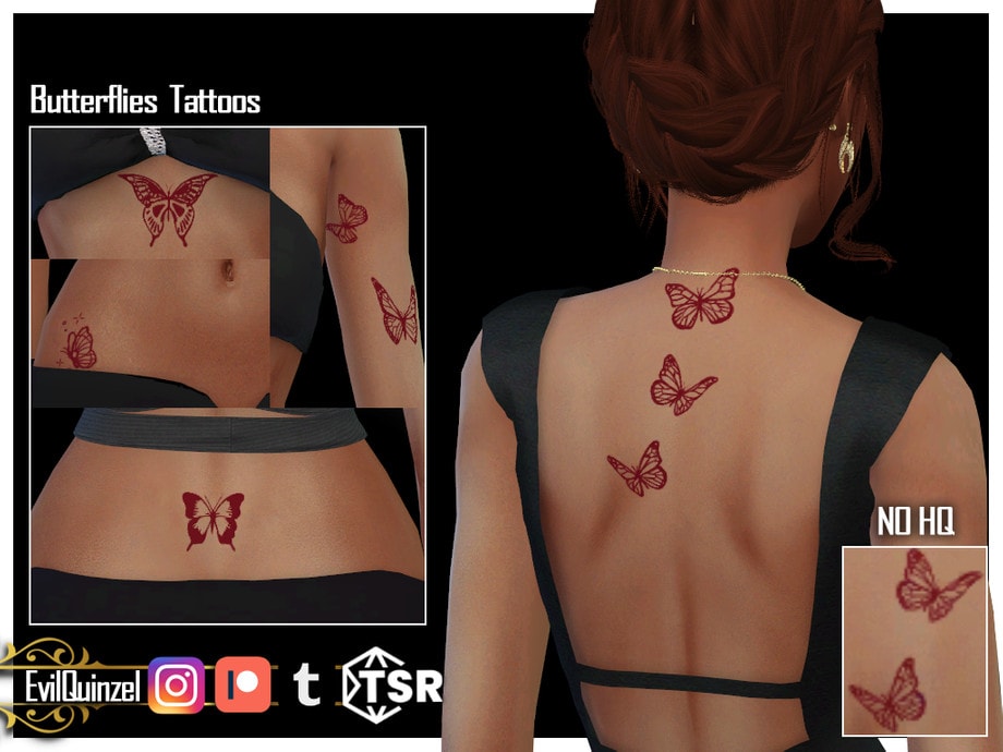 Butterflies Tattoos