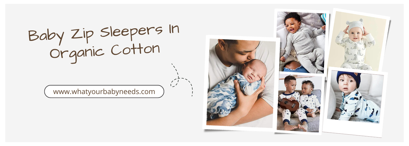 Baby Zip Sleeper In Organic Cotton