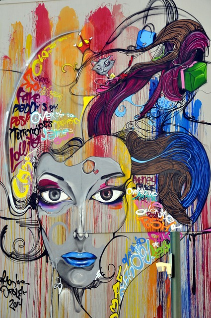 graffiti, street art, wall art object